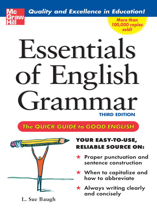 Title details for Essentials of English Grammar by L. Sue Baugh - Available